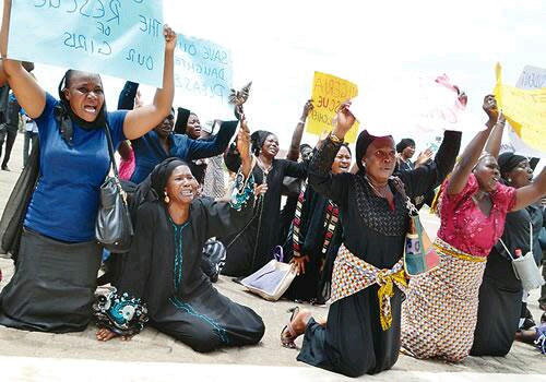 Abuja, Nigeria demonstration to #BringBackOurGirls, Abducted Schoolgirls